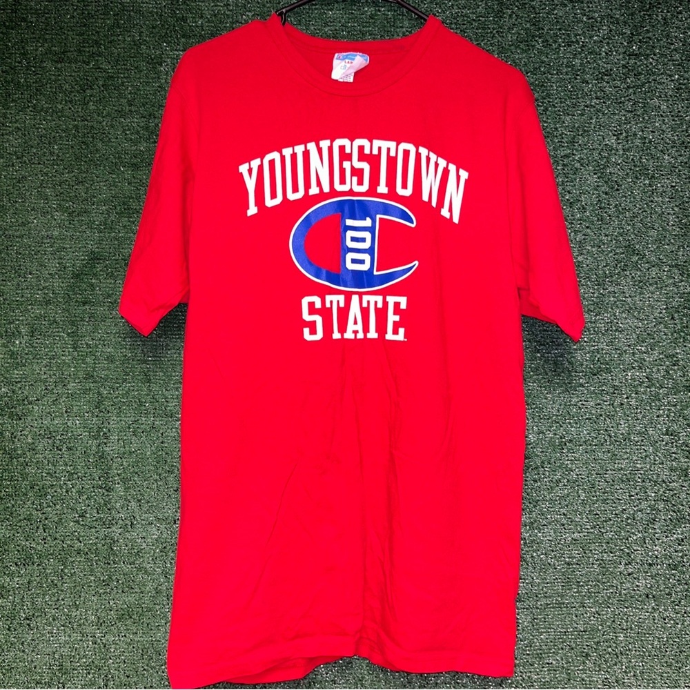Youngstown State Red Champion Shirt L NCAA College Ohio